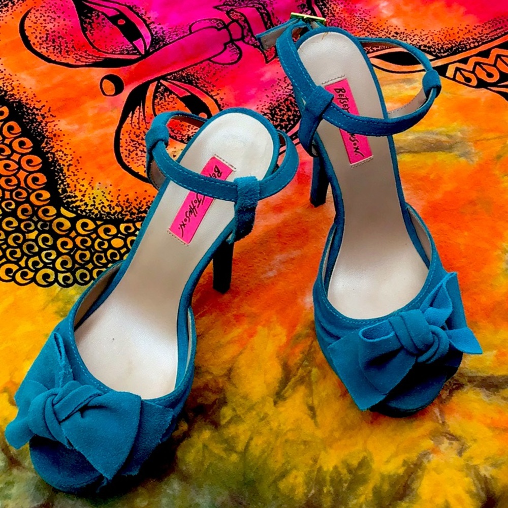 Betsey Johnson Strappy Heels#